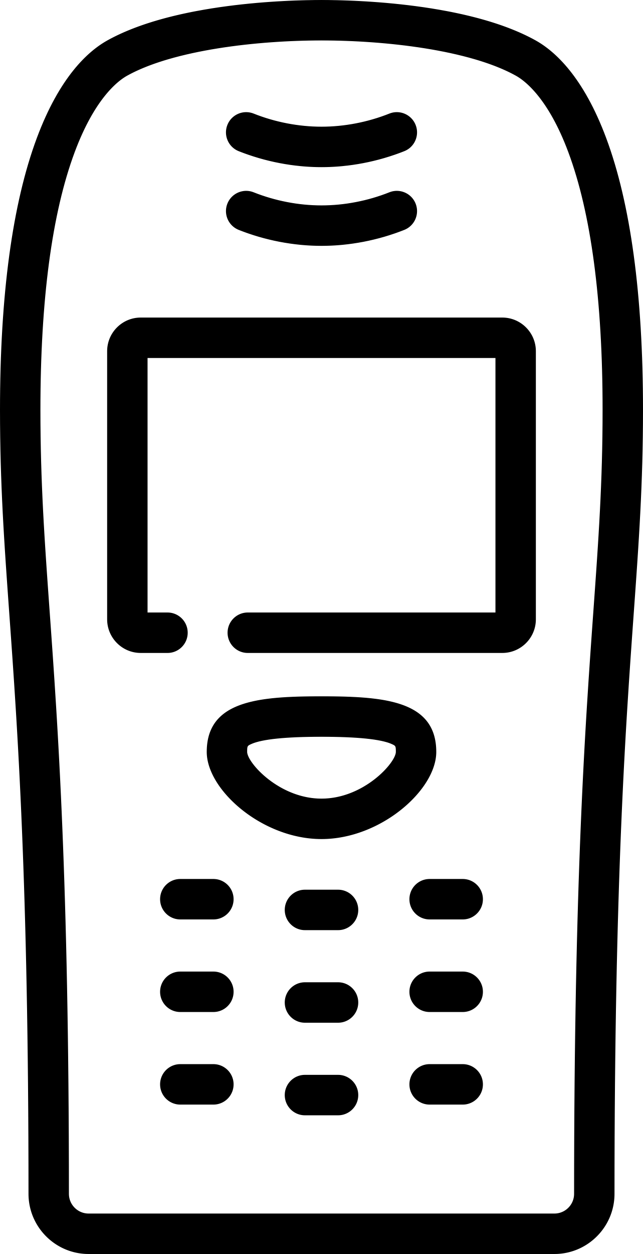 Nokia 3210 Outline Svg Vector Free Vectors